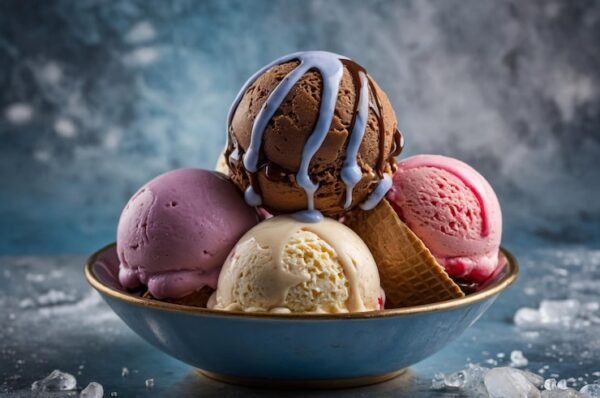 Mango Chamoy Swirl Ice Cream